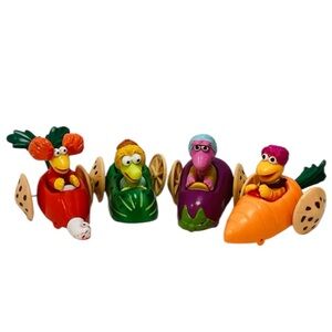 🍄 1988 Vintage Fraggle Rock Toy Set